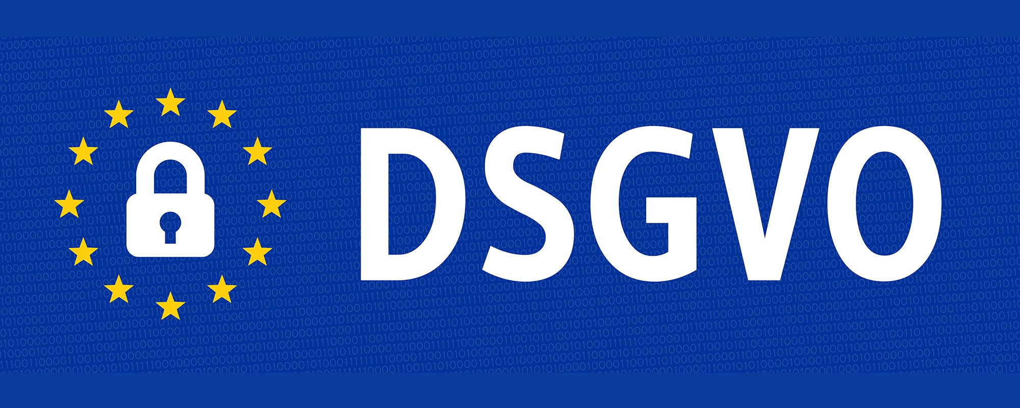 Datenschutz-Button-blau